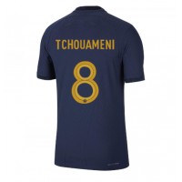 Koszulka piłkarska Francja Aurelien Tchouameni #8 Strój Domowy MŚ 2022 tanio Krótki Rękaw